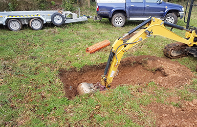 Excavation In West Devon By M T Allen Groundworks